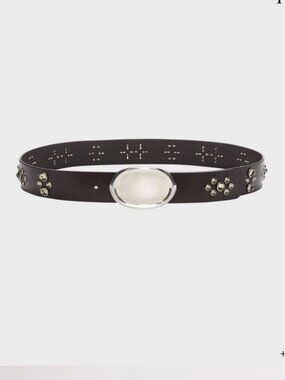 TWP Studded Belt - TWP Buckle Bunny Belt with Crystals